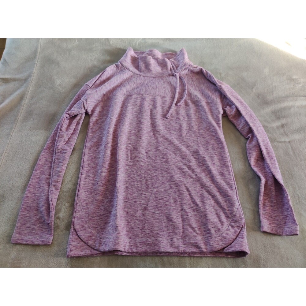 Talbots light purple sweatshirt high neck collar